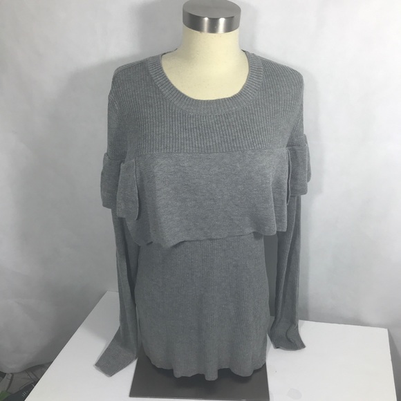 Kensie grey pullover sweater - Picture 2 of 5